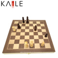 Meilleur jeu de jeu d&#39;échecs magnétique pliant en bois